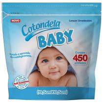 Lenços Umedecidos Cotonela Baby - Refil Azul 450