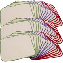 Lenços umedecidos de pano para bebês OsoCozy, flanela não branqueada, 100% algodão x20