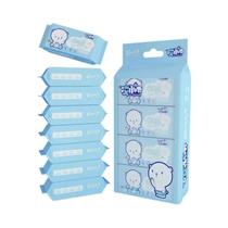 Lenços Umedecidos Descartáveis Portáteis De 64 Peças Para Limpeza Das Mãos E Boca Em Casa E Na