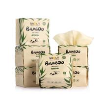 Lenços umedecidos faciais Lekoch Bamboo 100% biodegradáveis 300 unidades Lenços umedecidos faciais Lekoch Bamboo 100% biodegradáveis 300 unidades