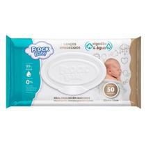 Lenços Umedecidos Flock Baby Algodão & Água 20cm x 15cm 50 Unidades