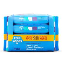 Lenços Umedecidos Free Wipes FreeCô Limpeza para o Nº2 200 Unidades Leve Mais Por Menos Lenços Umedecidos Free Wipes FreeCô Limpeza para o Nº2 200 Unidades Leve Mais Por Menos