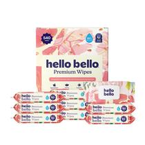 Lenços Umedecidos Hello Bello para Pele Sensível 540 Unidades Lenços Umedecidos Hello Bello para Pele Sensível 540 Unidades