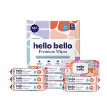 Lenços Umedecidos Hello Bello Premium para Pele Sensível 540 unidades Lenços Umedecidos Hello Bello Premium para Pele Sensível 540 unidades