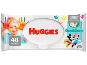 Lenços Umedecidos Huggies One & Done - 48 Unidades