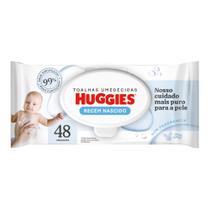 Lenços Umedecidos Huggies Recém Nascido Sem Fragrância 48 Unidades