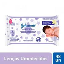 Lenços Umedecidos Johnson's Baby Hora do Sono - 48 Unidades Suavidade e Conforto para o Bebê