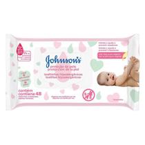 Lenços Umedecidos Johnson's Baby Proteção da Pele 48 Unidades