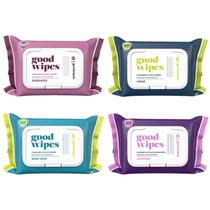 Lenços umedecidos laváveis Goodwipes com vitamina E e aloe 240ct