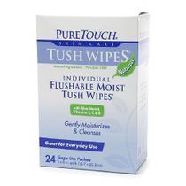 Lenços umedecidos laváveis PureTouch Tush Naturals Adults 6x144