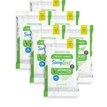 Lenços umedecidos laváveis Simpleaf Aloe Vera 150 unidades