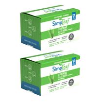 Lenços umedecidos laváveis Simpleaf Aloe Vera 60 unidades no total x2 Lenços umedecidos laváveis Simpleaf Aloe Vera 60 unidades no total x2