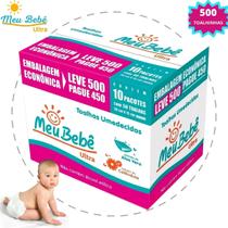 Lenços Umedecidos Lencinho Higiênico kit 10 Pacotes - Meu Bebê