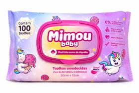 Lenços Umedecidos Mimou Baby 100 Toalhas Cheirinho Algodão Lenços Umedecidos Mimou Baby 100 Toalhas Cheirinho Algodão