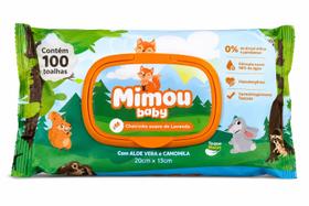 Lenços Umedecidos Mimou Baby 100 Toalhas Cheirinho Lavanda Lenços Umedecidos Mimou Baby 100 Toalhas Cheirinho Lavanda