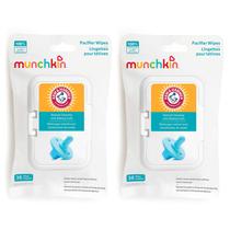 Lenços Umedecidos Munchkin Arm & Hammer para Chupeta - Pacote com 2 (72 Lenços)