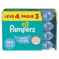 Lenços Umedecidos Pampers Cuidado de Bebê 192un