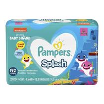 Lencos Umedecidos Pampers Splash Baby Shark 192 Unidades Lencos Umedecidos Pampers Splash Baby Shark 192 Unidades