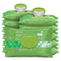 Lenços umedecidos para adultos McKesson XL 576 unidades de Aloe Vitamina E