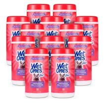 Lenços umedecidos para animais de estimação para gatos Aloe Vera Fresh Scent 50 ct x12
