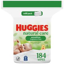 Lenços Umedecidos para Bebê HUGGIES Natural Care Sensitive Sem Fragrância 184 un. Lenços Umedecidos para Bebê HUGGIES Natural Care Sensitive Sem Fragrância 184 un.