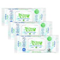 Lenços umedecidos para bebês All Clear Care, pele sensível sem perfume 240u