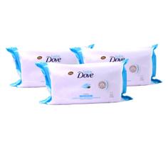 Lenços umedecidos para bebês Dove Rich Moisture, 50 folhas, pacote com 3