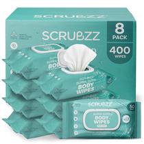 Lenços Umedecidos para Corpo Adulto Scrubzz 20x30cm 400 Unidades Lenços Umedecidos para Corpo Adulto Scrubzz 20x30cm 400 Unidades