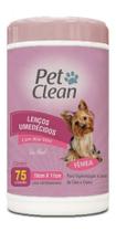 Lenços Umedecidos Para Higienização De Cães Fêmea 75 Unidades - Pet Clean