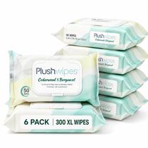 Lenços Umedecidos para Limpeza da Pele Plushwipes Cedro e Bergamota 300 XL Lenços Umedecidos para Limpeza da Pele Plushwipes Cedro e Bergamota 300 XL