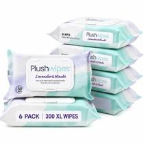 Lenços Umedecidos para Limpeza da Pele Plushwipes Lavanda Hinoki Pacote com 300 Unidades Lenços Umedecidos para Limpeza da Pele Plushwipes Lavanda Hinoki Pacote com 300 Unidades