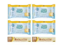 Lenços Umedecidos Premium 2 kits 4 toalhinhas e 2 Babymed cimed Lenços Umedecidos Premium 2 kits 4 toalhinhas e 2 Babymed cimed