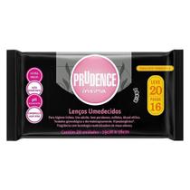 Lenços Umedecidos Prudence para Higiêne Íntima 20 Unidades