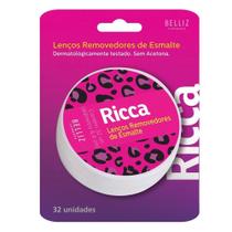 Lenços Umedecidos Removedores de Esmaltes Ricca Lenços Umedecidos Removedores de Esmaltes Ricca