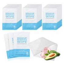 Lenços umedecidos removedores de maquiagem Gisdo, pacote 200, embalados individualmente