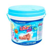 Lenços Umedecidos Use It Baby Balde Azul C/400 Lenços Umedecidos Use It Baby Balde Azul C/400