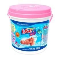 Lenços Umedecidos Use It Baby Balde Rosa C/400 Lenços Umedecidos Use It Baby Balde Rosa C/400