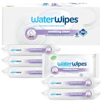 Lenços Umedecidos WaterWipes para Bebês - 99% Água - 360 Unidades