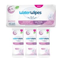 Lenços Umedecidos WaterWipes Ultra XL para Limpeza da Pele Pacote com 78 Unidades - 3 Pacotes Lenços Umedecidos WaterWipes Ultra XL para Limpeza da Pele Pacote com 78 Unidades - 3 Pacotes
