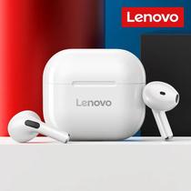 Lenovo-LP40 Fones De Ouvido Bluetooth com Microfone, Fones De Ouvido Sem Fio, Fones De Ouvido Com Redução De Ruído.