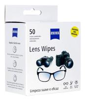 Lens Wipes Zeiss Com 50 Lenços Umedecidos- Nova Embalagem