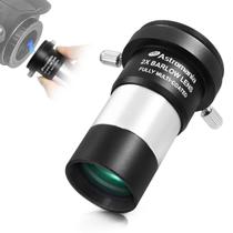 Lente Barlow Astromania 2X 1,25 polegadas de metal totalmente revestida