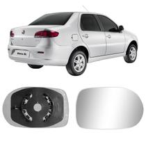 Lente Base Espelho Retrovisor Fiat Siena 2011 Lado Direito