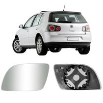 Lente Base Espelho Retrovisor Golf 2012 A 2014 Lado Esquerdo
