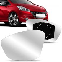 Lente Base Espelho Retrovisor Peugeot 208 2012 13 2014 2015