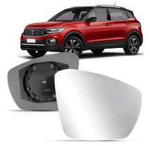 Lente Base Espelho Retrovisor T-Cross 2019 A 2022 Esquerdo