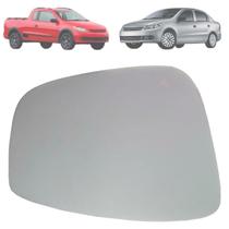 Lente + Base Retrovisor Base Gol Voyage 2009 Até 2011 Saveiro 2010 2011 Original