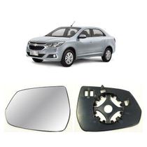 Lente + Base Retrovisor Cobalt Lado Esquerdo