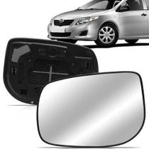 Lente base retrovisor corolla 2009 a 2014 direito