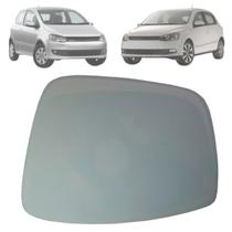 Lente + Base Vidro Retrovisor Gol Fox 2010 Até 2014
